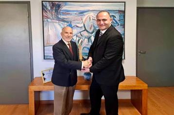 Dr Nazih El Jor Welcomes City University President for Protocol Visit at EIU