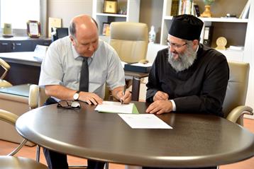 Azm signs restoration agreement with Balamand Center
