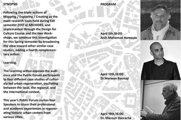 CULTURALLY-LED REGENERATION OF TRIPOLI'S HISTORIC CITY 