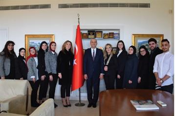 Turkish Ambassador Receives Azm Students